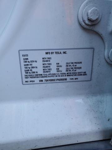 2023 TESLA MODEL Y - 7SAYGDEE1PA095898