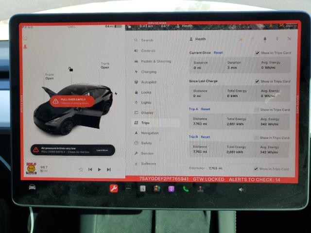 2023 TESLA MODEL Y - 7SAYGDEF2PF765941