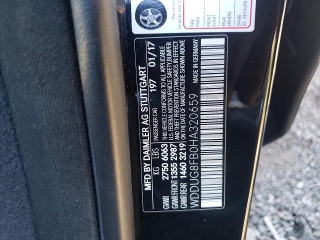2017 MERCEDES-BENZ S 550 4MAT - WDDUG8FB0HA320659