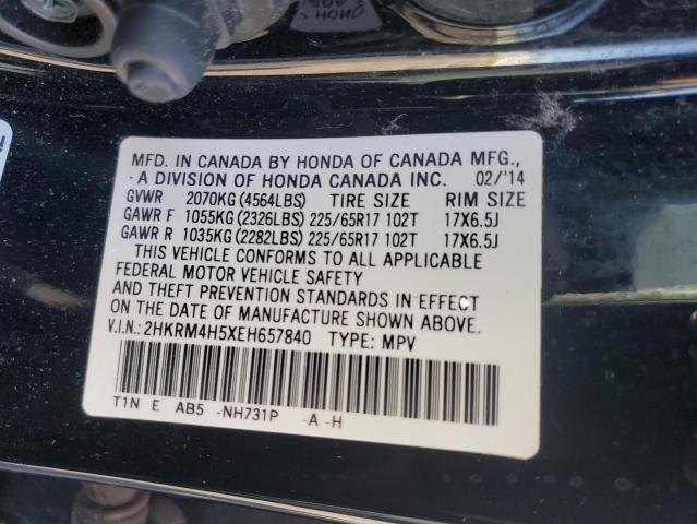 VIN 2HKRM4H5XEH657840 2014 Honda CR-V, EX no.13