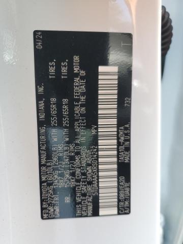 2024 TOYOTA GRAND HIGH - 5TDAAAA5XRS014242