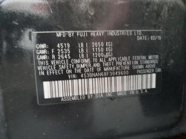 2015 SUBARU LEGACY 2.5 - 4S3BNAN68F3049600