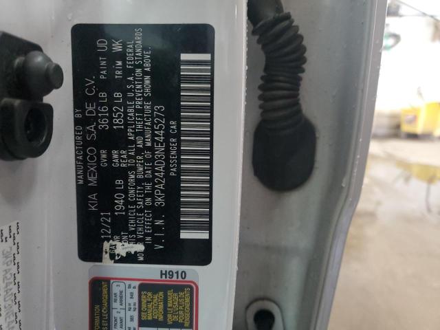 2022 KIA RIO LX - 3KPA24AD3NE445273