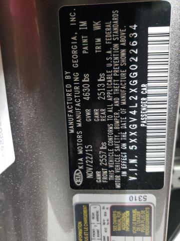 2016 KIA OPTIMA SXL - 5XXGV4L2XGG022634
