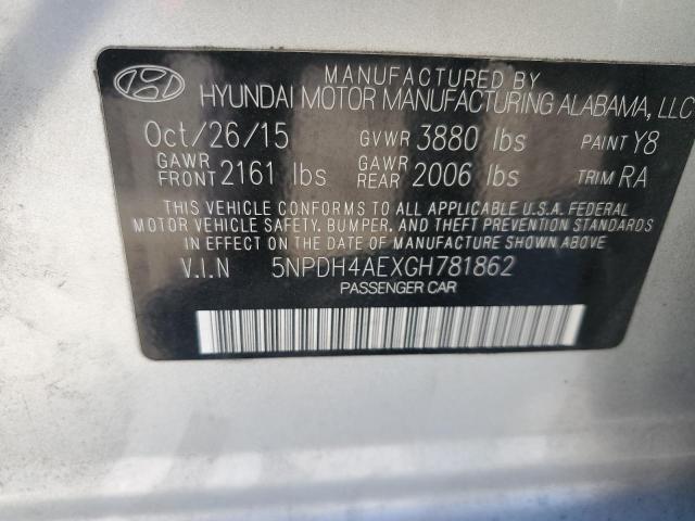 2016 HYUNDAI ELANTRA SE - 5NPDH4AEXGH781862
