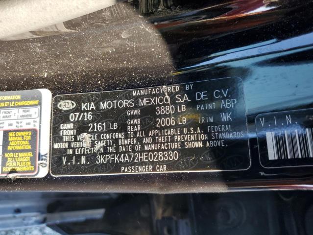 2017 KIA FORTE LX 3KPFK4A72HE028330