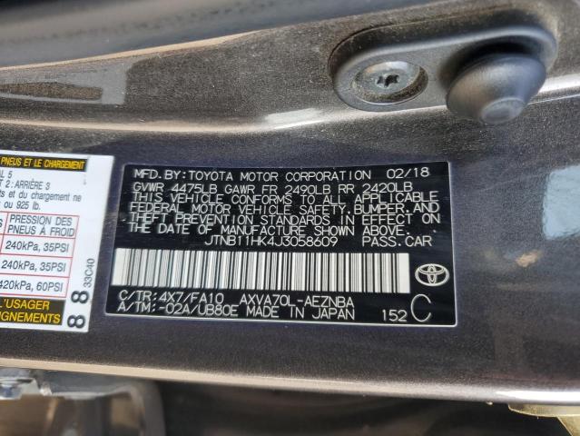 2018 TOYOTA CAMRY L - JTNB11HK4J3058609