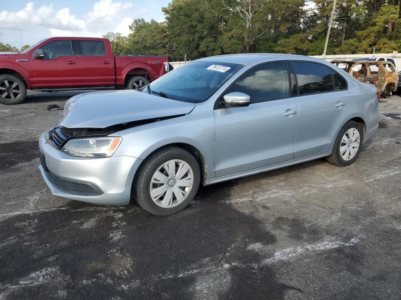 Lot #3023168134 2014 VOLKSWAGEN JETTA SE