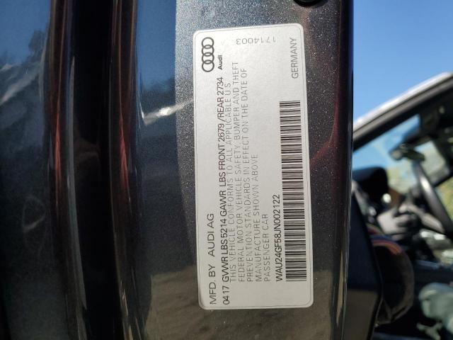 2018 AUDI S5 PRESTIG - WAU24GF58JN002122