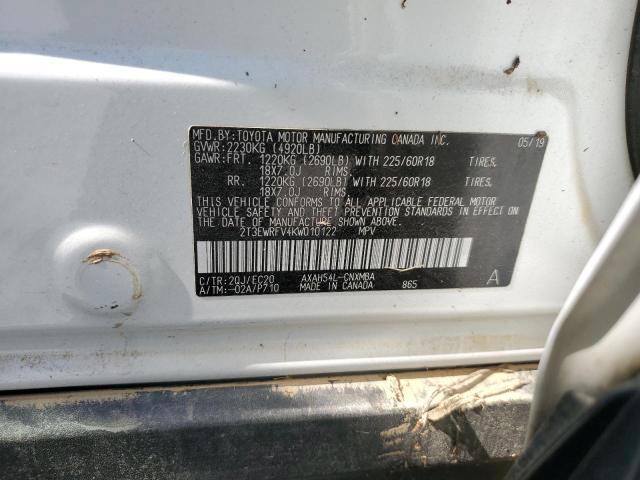 2019 TOYOTA RAV4 XSE - 2T3EWRFV4KW010122