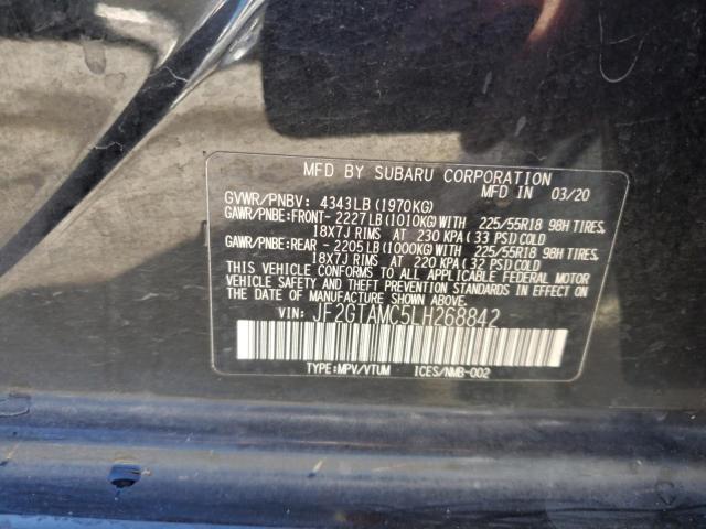 2020 SUBARU CROSSTREK - JF2GTAMC5LH268842