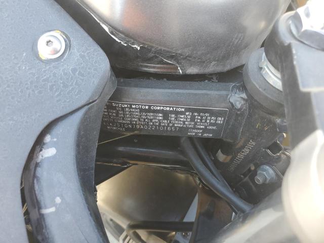 2002 SUZUKI GSX600 F JS1GN79A022101657