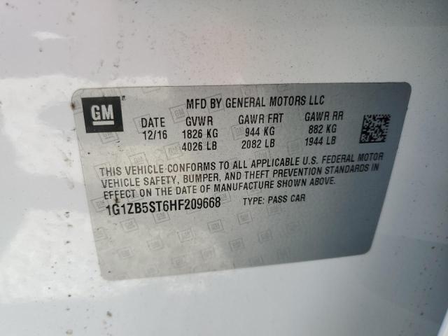 2017 CHEVROLET MALIBU LS - 1G1ZB5ST6HF209668