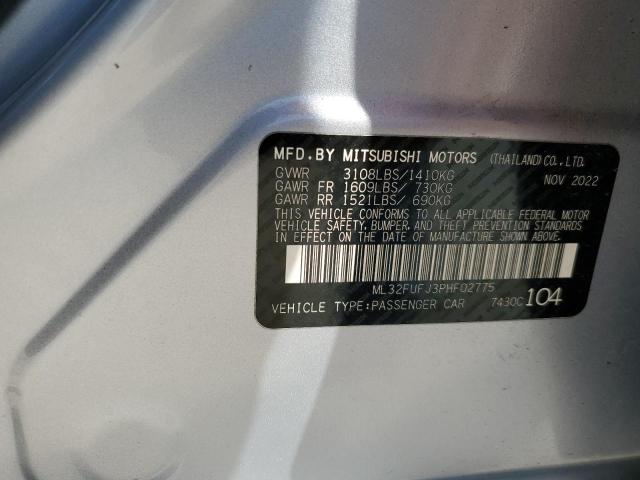 2023 MITSUBISHI MIRAGE G4 - ML32FUFJ3PHF02775