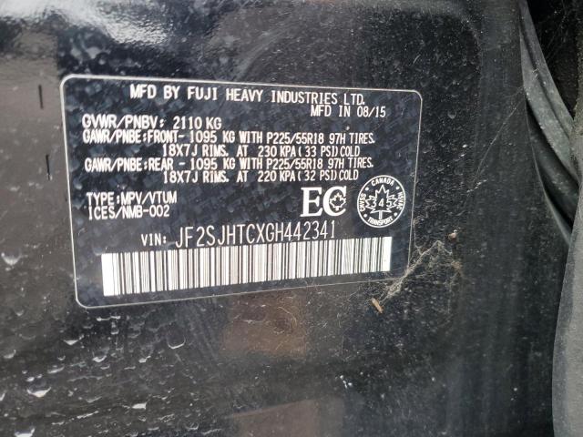 2016 SUBARU FORESTER 2 - JF2SJHTCXGH442341