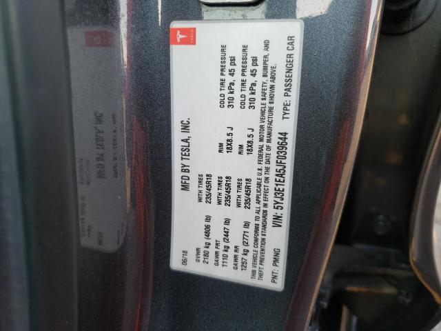 2018 TESLA MODEL 3 - 5YJ3E1EA5JF039644