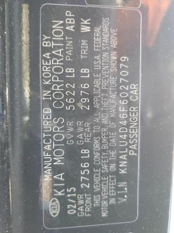 2015 KIA K900 - KNALU4D46F6027079