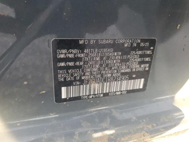 2024 SUBARU CROSSTREK - JF2GUADC1R8234905