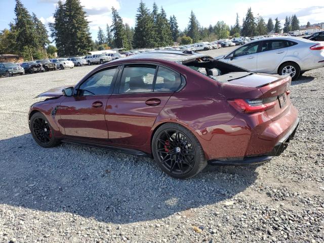 BMW M3 COMPETI 2023 burgundy  gas WBS43AY0XPFP12020 photo #3