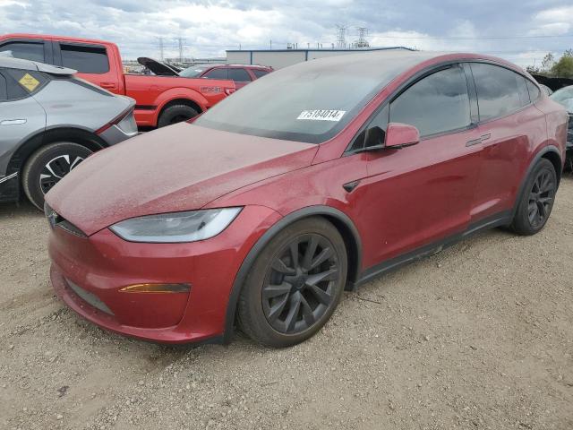 TESLA MODEL X 2023 red  electric 7SAXCDE57PF426736 photo #1