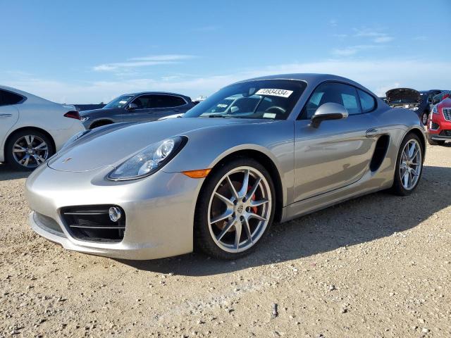 PORSCHE CAYMAN S 2014 silver  gas WP0AB2A89EK190939 photo #1