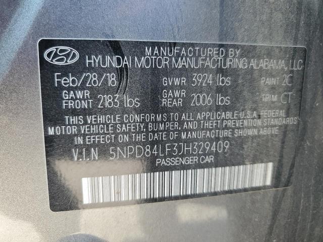2018 HYUNDAI ELANTRA SE - 5NPD84LF3JH329409