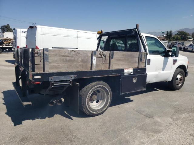 FORD F350 SUPER 2008 white chassis diesel 1FDWF36R78EE43871 photo #4