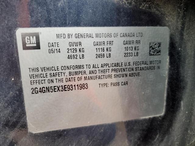 VIN 2G4GN5EX3E9311983 2014 Buick Regal, Premium no.12