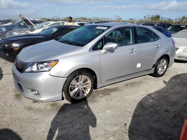 LEXUS HS 250H 2011 silver  hybrid engine JTHBB1BAXB2045533 photo #1