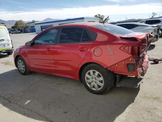 KIA RIO LX 2022 red  gas 3KPA24AD1NE488008 photo #3