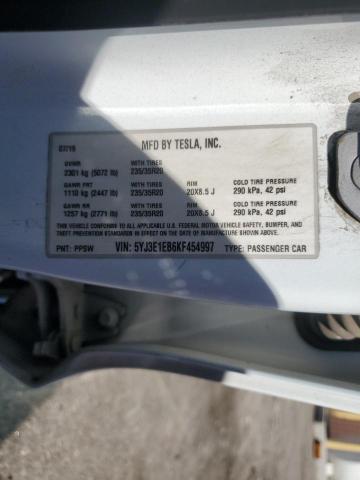 VIN 5YJ3E1EB6KF454997 2019 Tesla MODEL 3 no.13