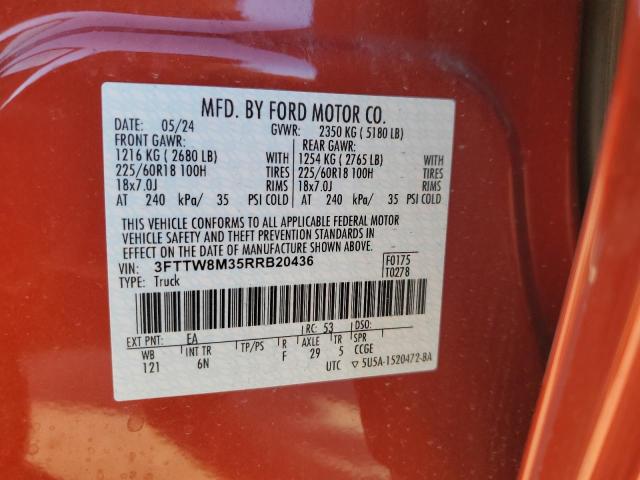 2024 FORD MAVERICK L 3FTTW8M35RRB20436