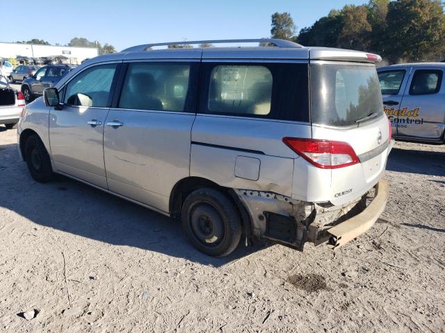 NISSAN QUEST S 2015 silver  gas JN8AE2KP6F9124908 photo #3