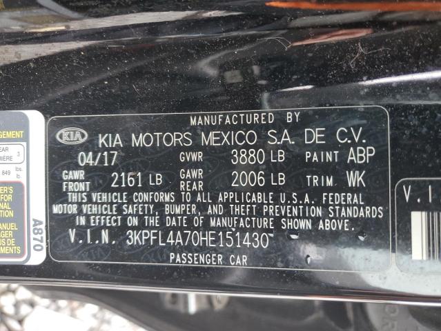 2017 KIA FORTE LX - 3KPFL4A70HE151430
