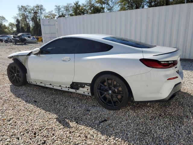 BMW M850XI 2019 white  gas WBABC4C57KBU95879 photo #3