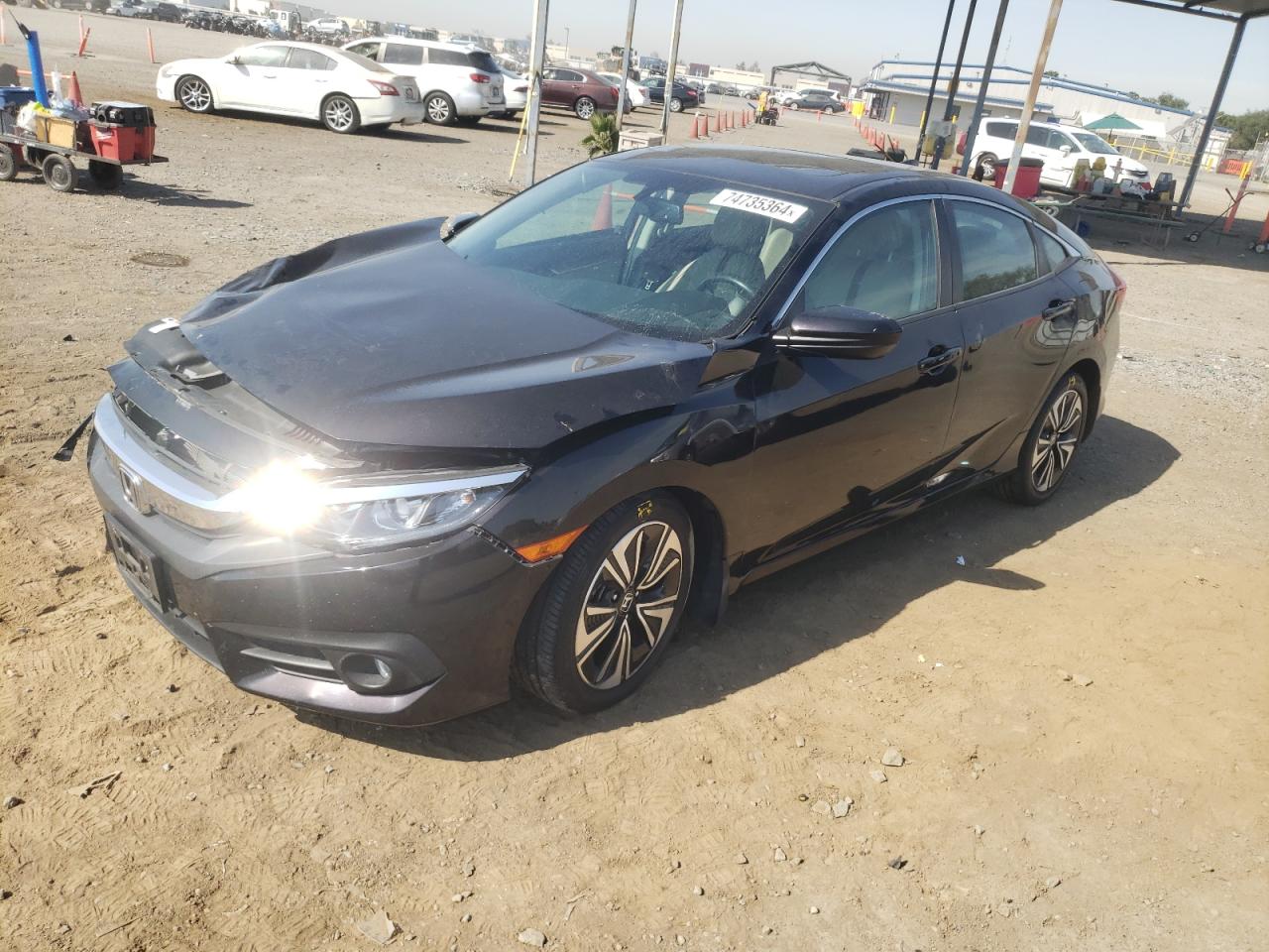 Lot #2954871205 2022 HONDA CIVIC EXL