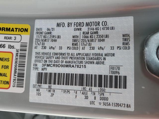 2021 FORD BRONCO SPO - 3FMCR9D90MRA78215
