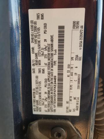 2015 FORD F150 SUPER - 1FTEW1EPXFKE24489