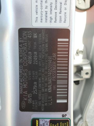 2016 KIA CADENZA LU - KNALN4D74G5209491