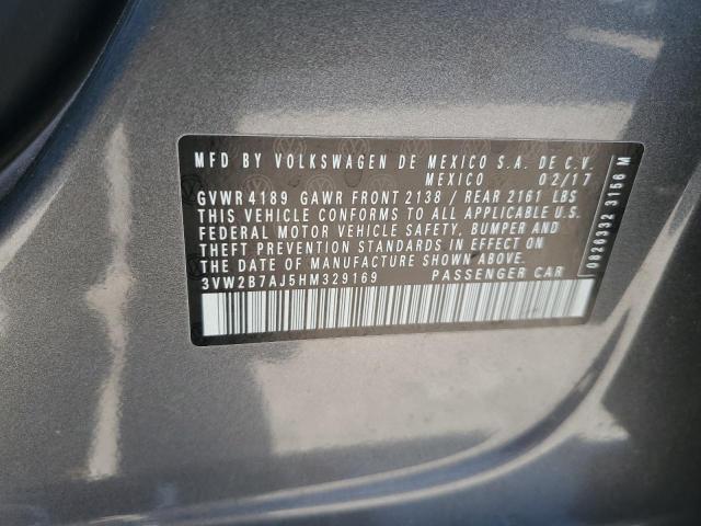 2017 VOLKSWAGEN JETTA S - 3VW2B7AJ5HM329169