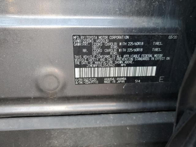 2020 TOYOTA RAV4 XSE - JTMEWRFVXLD543963