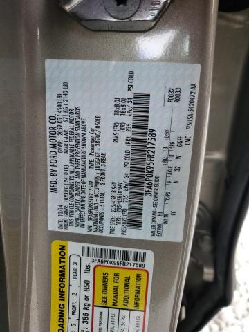 2015 FORD FUSION TIT - 3FA6P0K95FR217589