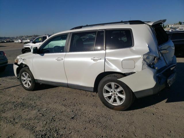 TOYOTA HIGHLANDER 2011 white  gas 5TDBK3EH5BS070242 photo #3