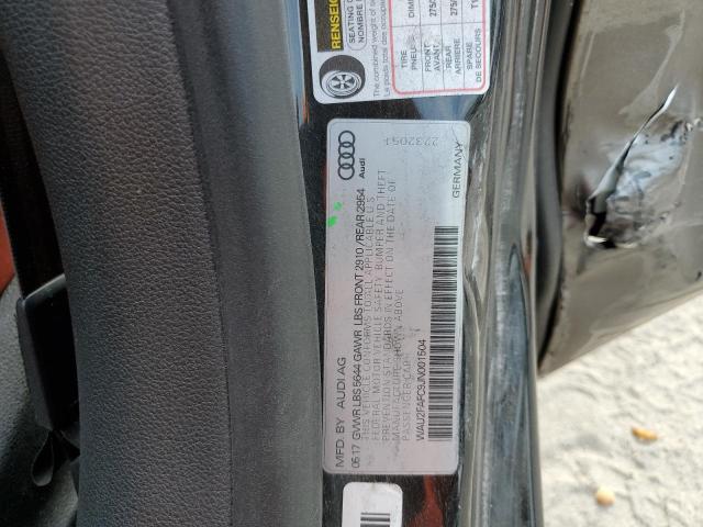 2018 AUDI S7 PRESTIG WAU2FAFC9JN001504