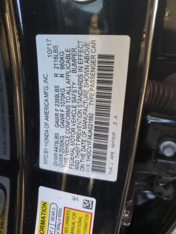 2018 HONDA ACCORD SPO - 1HGCV1F34JA021582