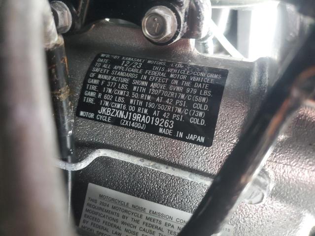 2024 KAWASAKI ZX1400 J - JKBZXNJ19RA019263