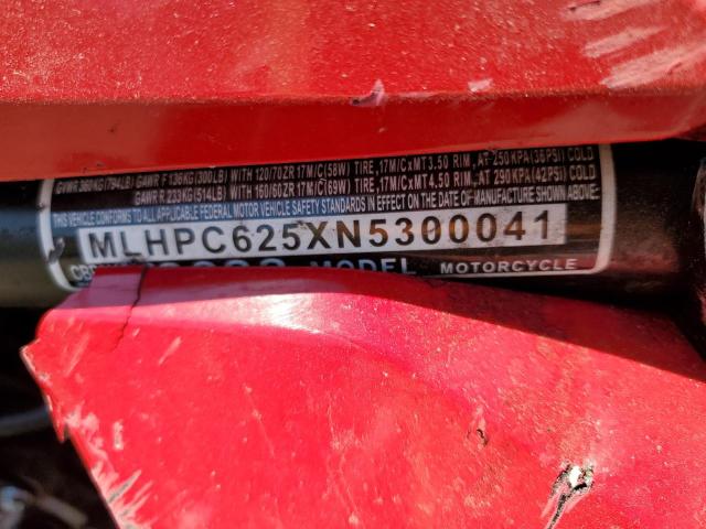 2022 HONDA CBR500 RA MLHPC625XN5300041