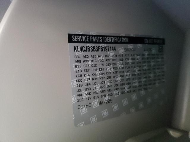 2015 BUICK ENCORE CON - KL4CJBSB3FB197144