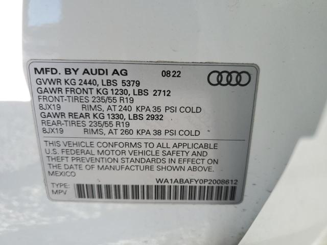 VIN WA1ABAFY0P2008612 2023 Audi Q5, Premium 40 no.13