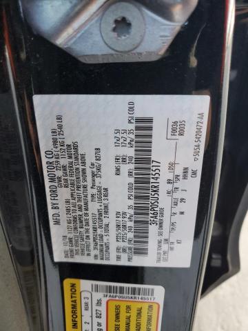 2019 FORD FUSION TIT - 3FA6P0SU5KR145517